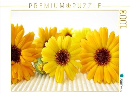 CALVENDO Puzzle Ringelblumen | 1000 Teile Lege-Größe 64 x 48 cm Foto-Puzzle für glückliche Stunden