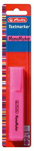 Herlitz 8669202 Textmarker Memomarker, rosa