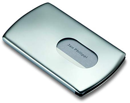 Philippi NIC Visitenkartenhülle, 10 cm, Silber