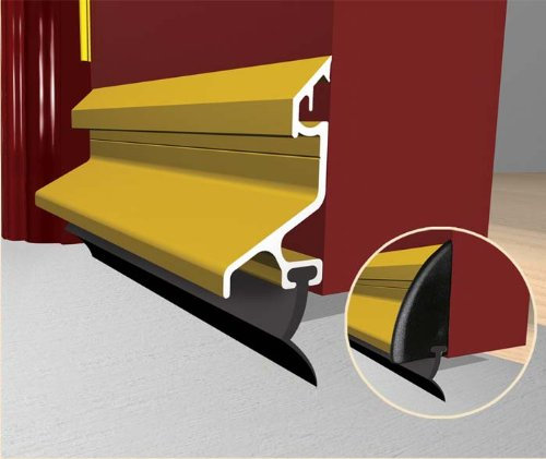 Exitex Exeplex Rain Deflector 914mm (36) – Aluminium Door Draught Excluder, Weather Bar with Fixings Included (Silver)