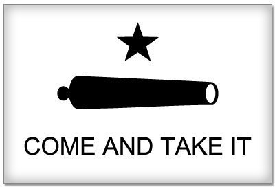 INDIGOS UG Aufkleber Autoaufkleber JDM Die Hart - Texas Come and Take It Flag Sticker Decal 127mmx76mm