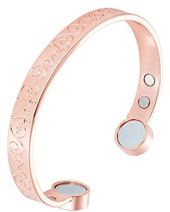 Rosian & Levine Magnetic Pure Copper Bracelet with Extra Strong Magnets - Unisex for Men and Women