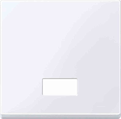 Merten 432825 Wippe mit rechteckigem Symbolfenster, aktivweiß glänzend, System M