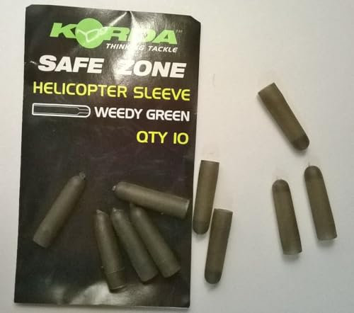 Korda Helicopter Rubber Sleeve Weedy Green 10 Stück