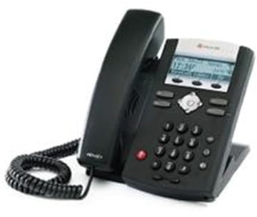 Polycom 2200-12375-025 Desktop Telefon VoIP SoundPoint IP335 schwarz