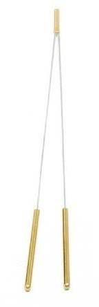 Wünschelrute mit Messing-Griff, 40 cm