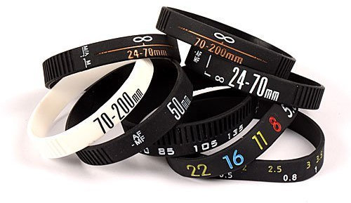 DSLRKIT, set di braccialetti per fotografo, impedisce l'effetto di deriva dello zoom