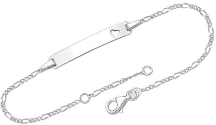 Unique 925 Silberarmband Gravur ID1011 (Länge: 16cm)