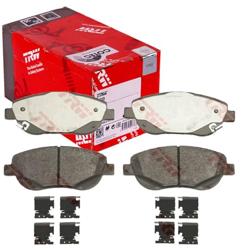 TRW GDB3511 Brake Pad Set of 4 Compatible for Toyota Verso (_R2_) 2009-2018 Front Axle and Other Vehicles