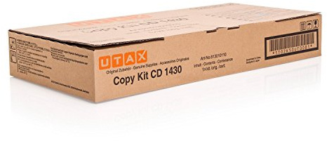 Utax Original 613010110 / CD1430, Premium Drucker-Kartusche, Schwarz, 20000 Seiten