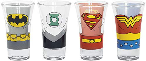 Half Moon Bay Justice League of America (Set 4 Verres Petits)
