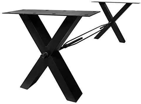 Sit Möbel Tischgestell, Stahl, BxTxH: 80x15x73 cm