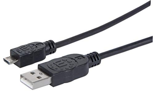 Manhattan Cavo USB 2.0 A Maschio/Micro B Maschio 0,15 m Nero