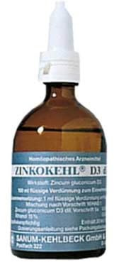 ZINKOKEHL D 3 Tropfen 100 ml