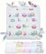 Vizaro - GEPOLSTERTER BETTTASCHE - Utensilo für die Kinderwiege - 100% REINE BAUMWOLE - Made in EU - ÖkoTex - SICHERES PRODUKT - K. Eulen