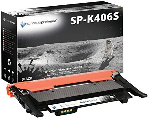 schneiderprintware Toner mit 50% mehr DRUCKLEISTUNG 2.250 Seiten kompatibel zu CLT-K406S Schwarz für Samsung Xpress C460W C410W C460FW CLP-365 W CLX 3300 3305 FN FW W