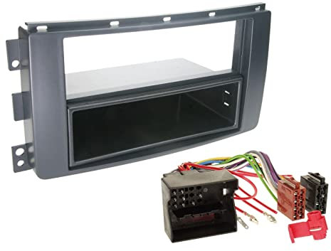 Baseline Connect Radioeinbause, anthrazit,schwarz mit Most,Quadlock Kabel