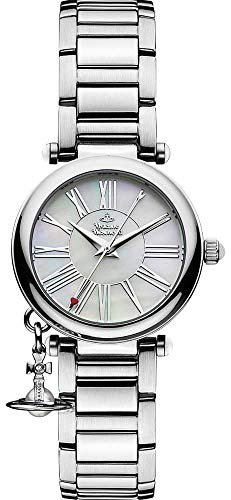 Vivienne Westwood Women's Quartz Watch with Mother of Pearl Dial Analogue Display and Metal Bracelet