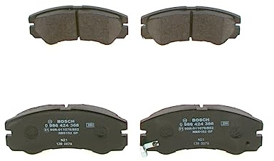 BOSCH Bremsbelagsatz, Scheibenbremse 0986424366 | Kompatibel mit: OPEL FRONTERA A, FRONTERA A Sport, FRONTERA B, MONTEREY A, MONTEREY B