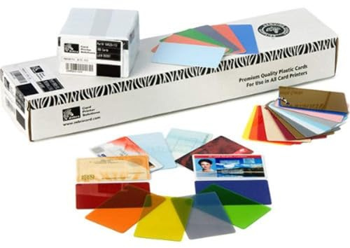 Zebra Polyvinyl Chloride (PVC) - 10 mil - CR-80 Card (85.6 x 54 mm)