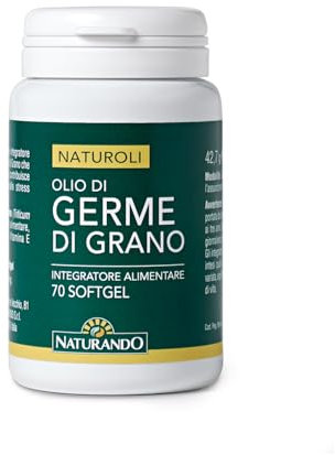 Naturando Olio di Germe di Grano 70 Perle per il Metabolismo dei Lipidi
