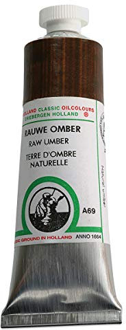 Old Holland Huile classique : 40ml Terre d'ombre brut