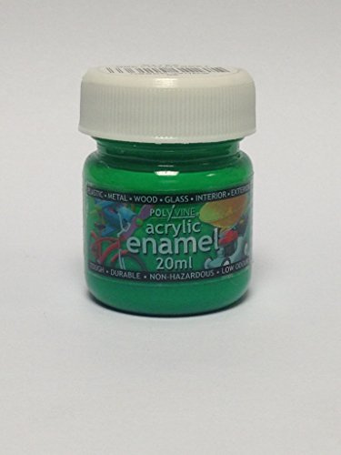 Polyvine 20ml Acrylic Enamel Paint Signal Green