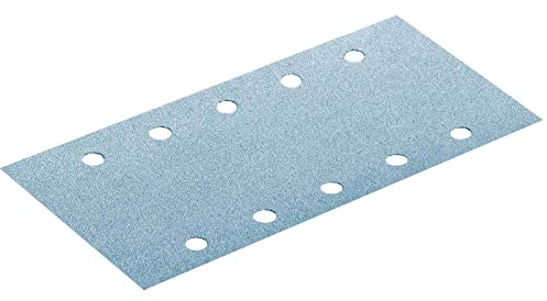 Festool Schleifstreifen STF 115x228 P150 Granat - 100 Stück | Schleifpapier 115 x 228 mm, Körnung P150, Keramik & Aluminiumoxid, Lochbild für Staubabsaugung