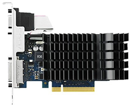 ASUS VGA GT730-2GD3-BRK NVIDIA Grafikkarte (PCI-e, 2GB, GDDR3 Speicher, VGA 1, GPU)