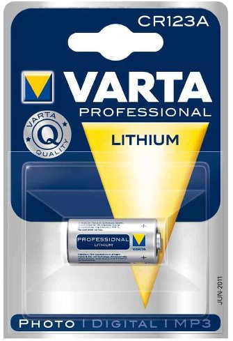 CCELECTRONICS Batterie Photo 3 V 1600 mAh CR123A Varta Ce Puissant Bloc Lithium fournit aux AP