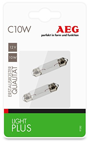 AEG Automotive 97282 Glühlampe Light Plus K10W, 12V, 2er Set