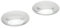 Dophee 10pcs Crystal Clear Runde Cabochons Glas Steine Flache R¨¹ckseite Glaskuppel Schmuckherstellung,50mm