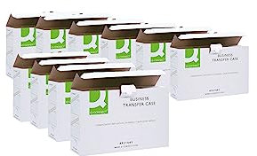 Q-Connect Business Transfer Case White (Pack of 10), 36