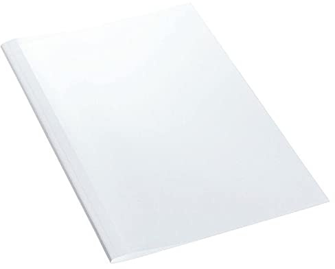 Leitz 177158 Thermobindemappe Standard, A4, Rückenbreite 1,5 mm, 100 Stück, weiss