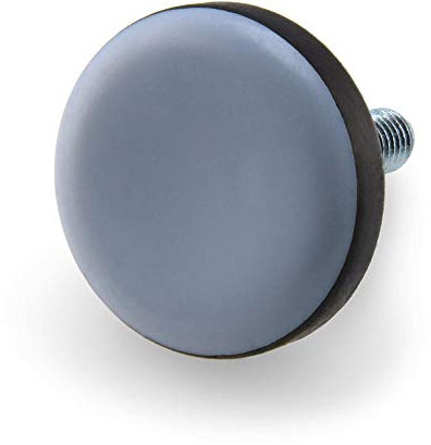 GLEITGUT 16 x Teflongleiter mit Gewinde M6 Gleitfläche 28 mm PTFE Möbelgleiter Stuhlgleiter Möbelfuß Stellschrauben