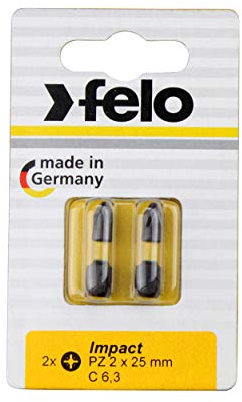 Felo 0715762923 TX15 Torx Torsion Bit on Card with Length 1 (2 Pack)
