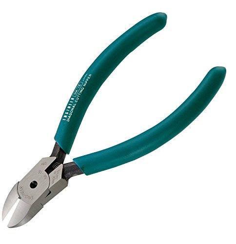 Pince coupante latérale à mâchoires diagonales pour couper le fil - Travail électronique de précision - 150 mm - Fabriqué au Japon - ENGINEER nk-16
