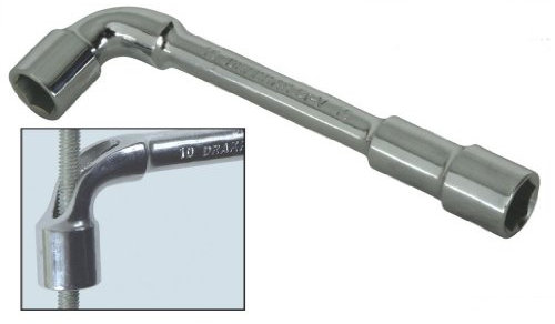 Cle a pipe debouchee 7 mm longueur 95 mm chrome vanadium 6 pans