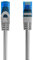 Cable de conexión Ethernet Cat.5e U/UTP transmisión hasta 1Gigabit, 2 Conectores RJ45, Cable de PVC, CCA, AWG 26/7. Ideal para transmisión por Fibra óptica con regi Gigabit/LAN 10m, Gris