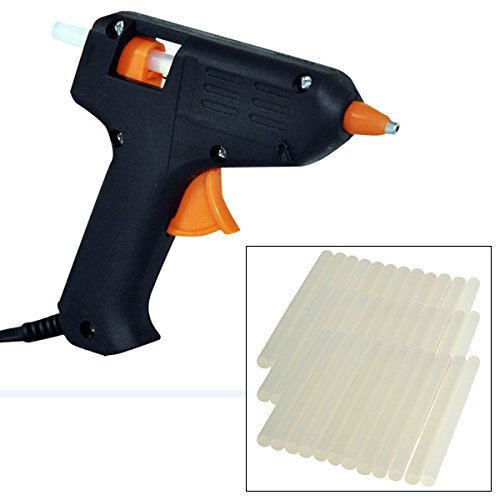 Tooltime® 10W Electric Hot Melt Mini Glue Gun Plus 50 Adhesive Glue Sticks