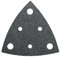 FEIN Schleifblätter Korn 36, Kantenlänge 80 mm, VE 50 St., Für den universellen Einsatz auf nahezu allen Materialien. Gelocht, Klettschnellbefestigung