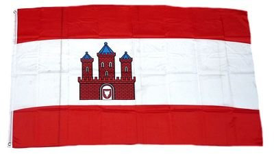 Fahne/Flagge Rendsburg NEU 90 x 150 cm Fahnen
