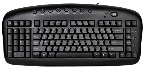 Ergonomische Linkshänder-Tastatur für Geschäft/Buchhaltung – 8 Multimedia-Hotkeys – eliminiert RSI und Karpaltunnelsyndrom – Patentierte Natural_Reduziert Rücken- und Schulterbelastung zur