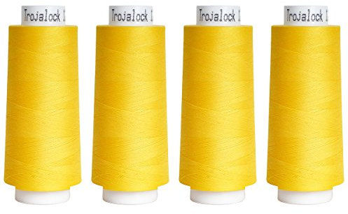 Amann Trojalock Overlockgarn 4X 2500 m (gelb)