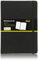 Idena 209281 - Notizbuch DIN A5, FSC-Mix, kariert, Papier cremefarben, 192 Seiten, 80 g/m², Hardcover in schwarz, 1 Stück