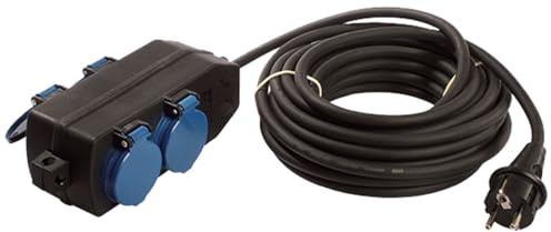 Bachmann Verteilersteckdose 349.044 4xSchuko 10m Mehrfachsteckdose 4016514087464