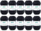 Gründl Wolle Cotton Fun - Wolle zum Häkeln - Strickgarn - Häkelgarn - Pflegeleicht und hautfreundlich - 100 % Baumwolle - 10 Knäuel 50 g / 115 m - Nadelstärke 3 - 4 - Schwarz