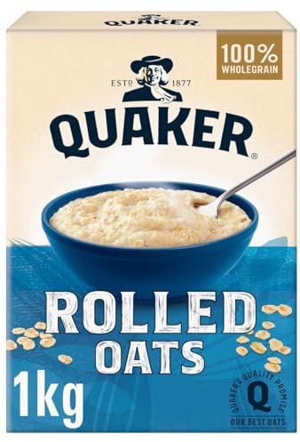 Quaker British Porridge Rolled Oats 1kg (Packing May Vary)