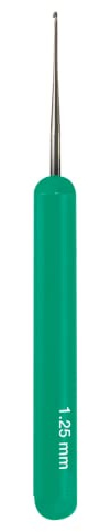 Comair 3012415 Strähnennadel mit Halter, 1.25mm, grün