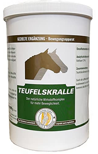 EquiPower Teufelskralle 80% - für kräftige Gelenke und Knorpel, 800 g Pulver in Dose